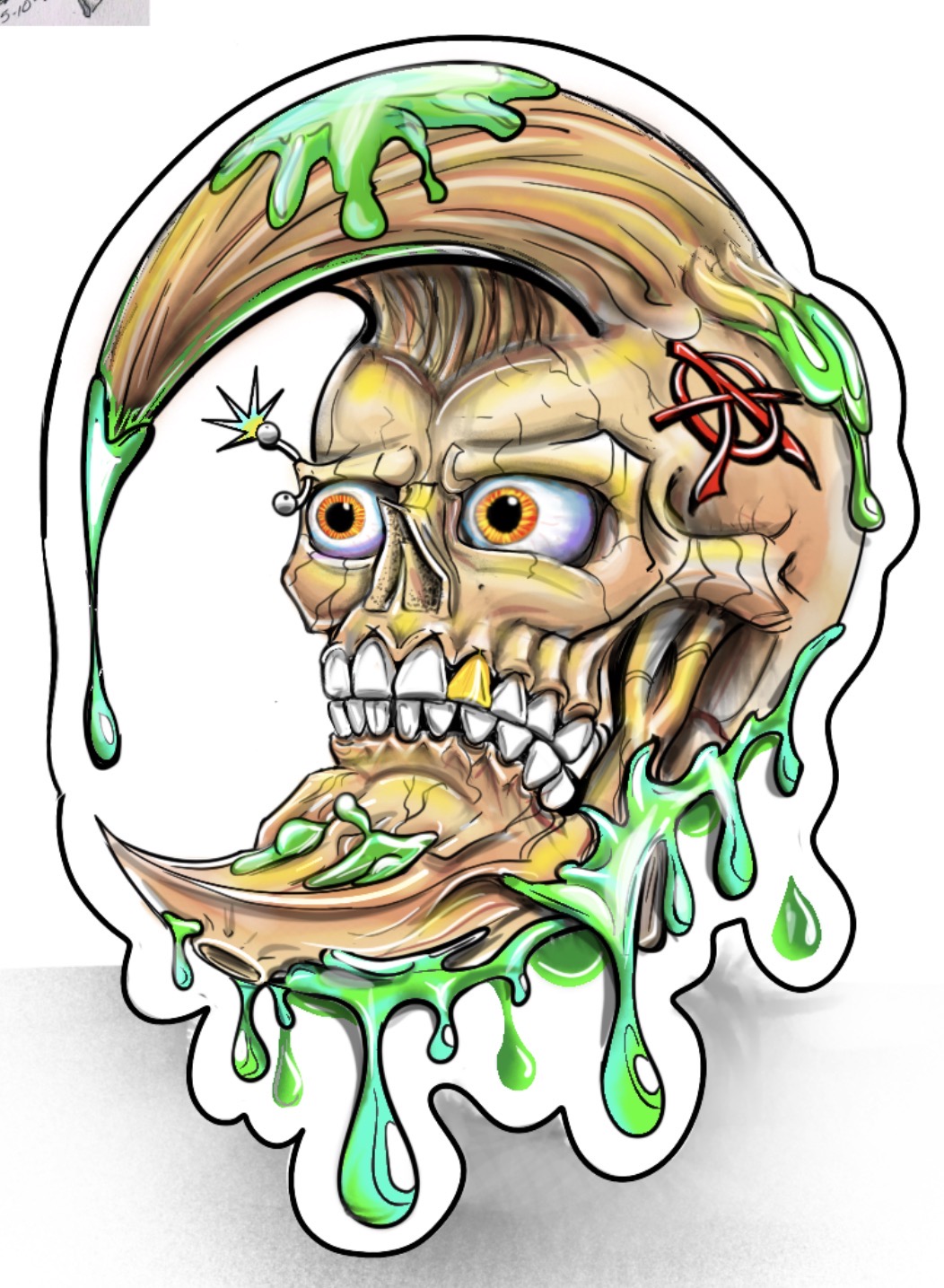 Tattoo portfolio piece by @dawgpound911