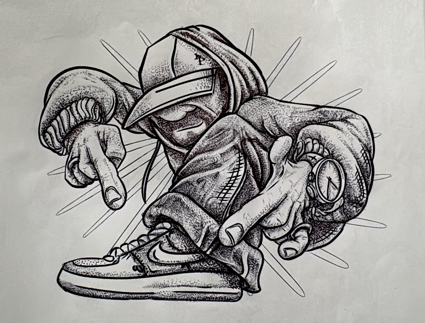 Tattoo portfolio piece by @dawgpound911