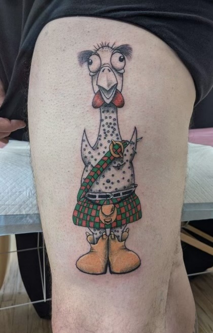Tattoo portfolio piece by @dawgpound911