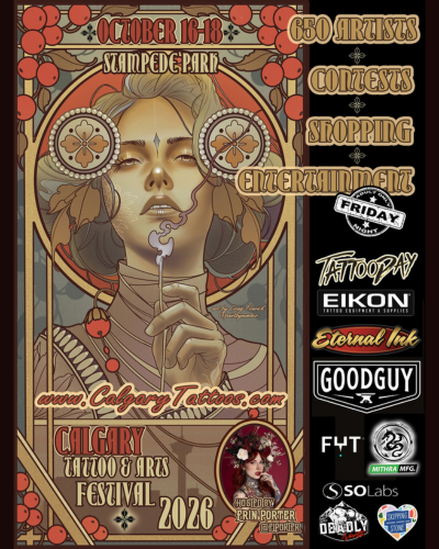 Calgary Tattoo Arts Festival cover art