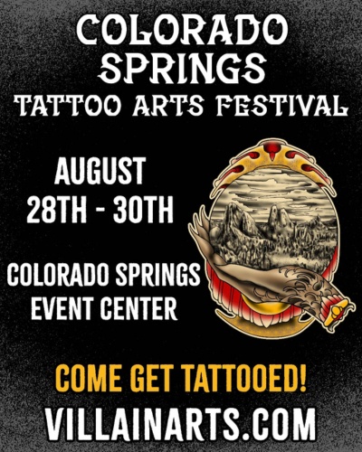 Colorado Springs Tattoo Arts Festival #3 cover art