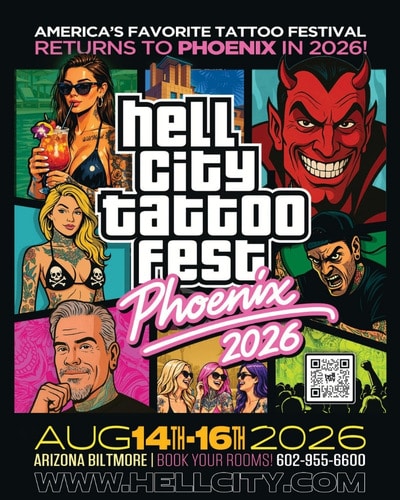 Hell City Tattoo Festival – Phoenix cover art