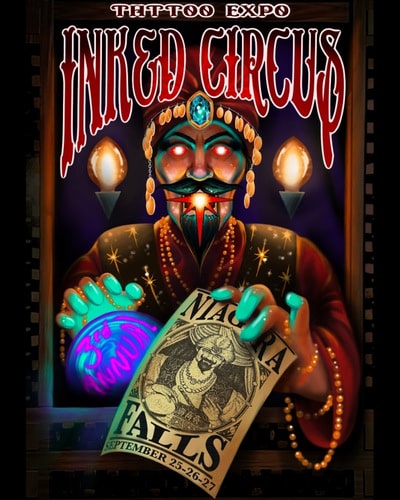 Inked Circus Tattoo Expo – Niagara Falls #3 cover art