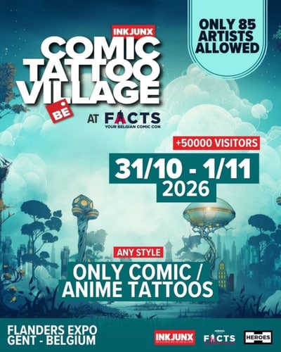 Inkjunx Comic Tattoo Village – Facts #2 cover art