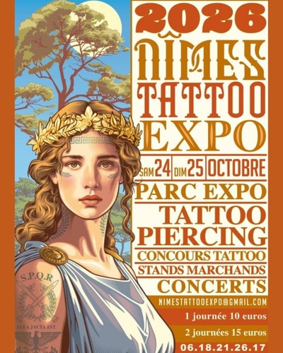 Nimes Tattoo Expo cover art