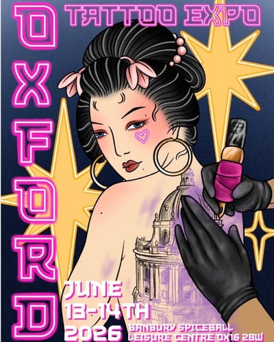Oxford Tattoo Expo cover art