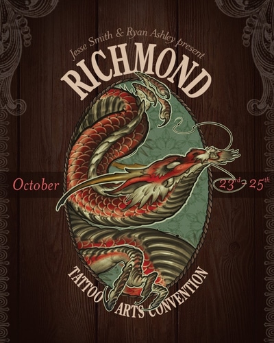 Richmond Tattoo & Arts Convention #38 cover art