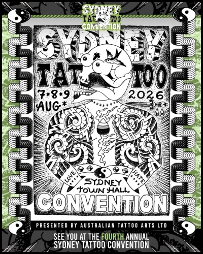 Sydney Tattoo Convention cover art