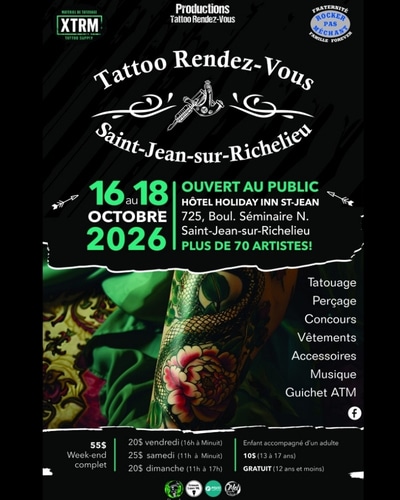 Tattoo Rendez-Vous Saint-Jean-Sur-Richelieu cover art