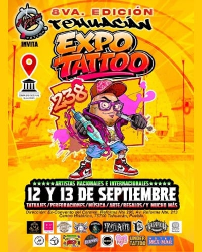 Tehuacan Tattoo Expo #8 cover art