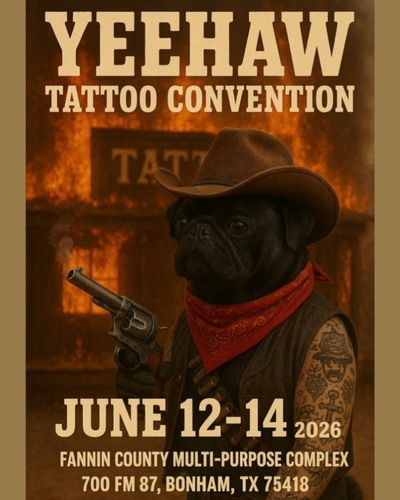 Yeehaw Tattoo Expo #3 cover art